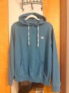 tentree Teal Pullover Hoodie